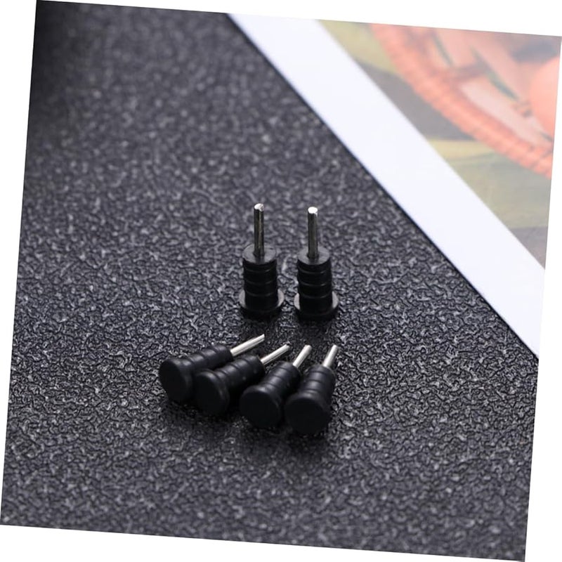 10 Pairs Black USB and Headphone Port Protectors Easy to Install - Image 2